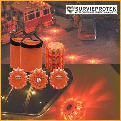 BECAR™ Balises de signalisation routière d'urgence survieprotek