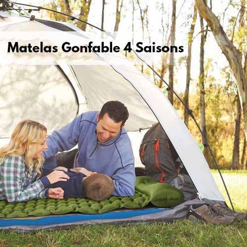 Matelas pour tente de camping avec oreiller - Matelas de sol camping -  Koksoak Outdoor co.