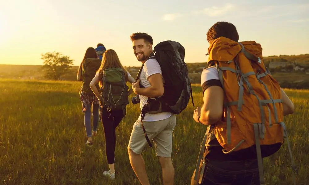 The tactical backpack, the camelbak, and the water filter: your travel companions