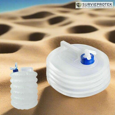BIVOUAK™ Jerricane d'eau Pliable 5, 10, 15 Litres de Camping survieprotek