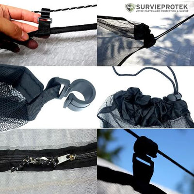 BIVOUAK™ Moustiquaire pour Hamac survieprotek