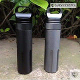 BIVOUAK™ Capsule étanche compacte en aluminium pour allumettes et objets essentiels visu 3