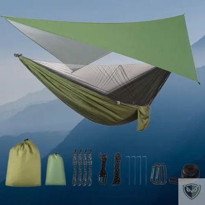 BIVOUAK™ Hamac de randonnée avec moustiquaire et bache survieprotek