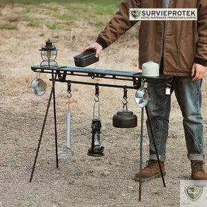 BIVOUAK_Kit_pliant_de_rangement_suspendu_pour_trepied_couverture