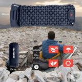 BIVOUAK™ Matelas de Camping Auto-Gonflable Ultra Léger avec Oreillers Intégrés survieprotek