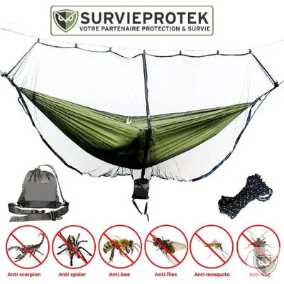 BIVOUAK™ Moustiquaire pour Hamac survieprotek