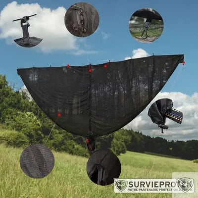 BIVOUAK™ Moustiquaire pour Hamac survieprotek