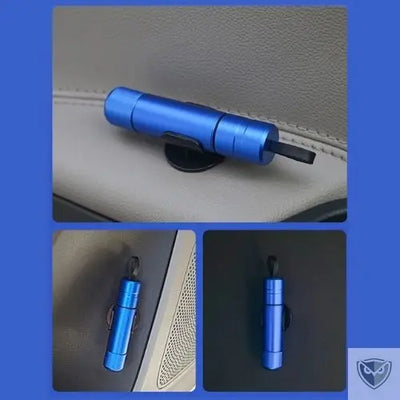 BIVOUAK™ Outil d'Urgence pour Voiture, Brise-Vitre & Coupe-Ceinture survieprotek