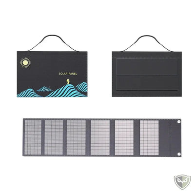 BIVOUAK™ Panneau solaire étanche pliable pour recharge en pleine nature variante 1