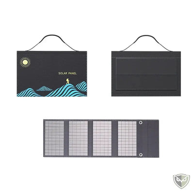 BIVOUAK™ Panneau solaire étanche pliable pour recharge en pleine nature variante 2