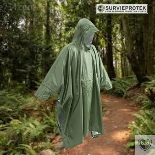 Poncho, Manteau de Pluie Militaire couverture 