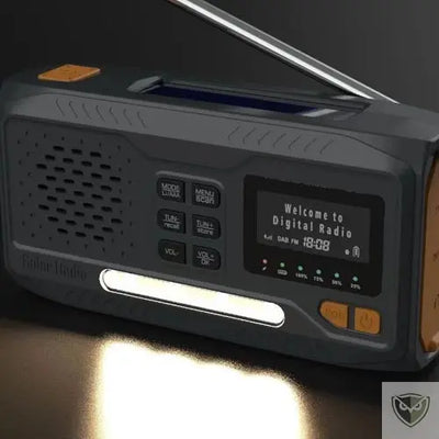 BIVOUAK™ Radio d'Urgence Survie Digitale Dynamo MULTI-FONCTIONS survieprotek