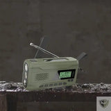 BIVOUAK™ Radio d'Urgence Survie Digitale Dynamo MULTI-FONCTIONS survieprotek