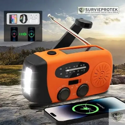 BIVOUAK_Radio_d_urgence_3_en_1_compacte_solaire_manivelle_et_lampe_LED_couverture