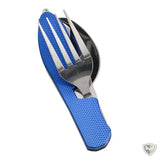 BIVOUAK™ Set de couverts pliables 3 en 1 en acier inoxydable variante 1