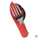 BIVOUAK™ Set de couverts pliables 3 en 1 en acier inoxydable variante 3