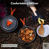 BIVOUAK™ Set de cuisine 6-en-1 compacte et résistante pour la randonnée et le camping visu 1