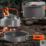 BIVOUAK™ Set de cuisine 6-en-1 compacte et résistante pour la randonnée et le camping visu 5