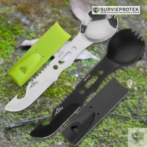 BIVOUAK_ustensile_5-en-1_en_acier_inoxydable___cuillere_fourchette_couteau_ouvre-bouteille_et_sifflet_couverture