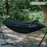 BIVOUAK™ Hamac de Randonnée 2 en 1 avec Moustiquaire Intégrée et Bâche de Protection visu 2