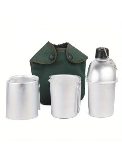 BIVOUAK™ Kit Cantine Militaire 3 en 1 pour Cuisson et Hydratation variante