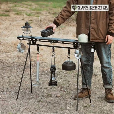 BIVOUAK_Kit_pliant_de_rangement_suspendu_pour_trepied_couverture