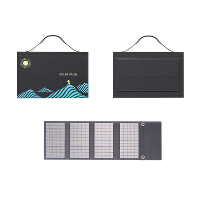 BIVOUAK™ Panneau solaire étanche pliable pour recharge en pleine nature variante 2