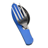BIVOUAK™ Set de couverts pliables 3 en 1 en acier inoxydable variante 1