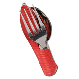 BIVOUAK™ Set de couverts pliables 3 en 1 en acier inoxydable variante 3