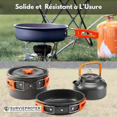 BIVOUAK™ Set de cuisine 6-en-1 compacte et résistante pour la randonnée et le camping visu 3