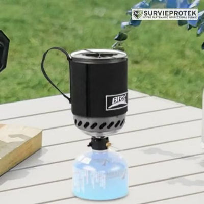 BIVOUAK_rechaud_a_gaz_portable_1500W_allumage_rapide_couverture