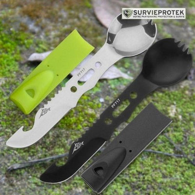 BIVOUAK_ustensile_5-en-1_en_acier_inoxydable___cuillere_fourchette_couteau_ouvre-bouteille_et_sifflet_couverture