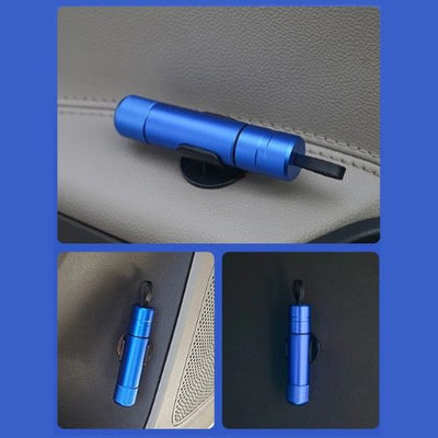 BIVOUAK™ Outil d'Urgence pour Voiture, Brise-Vitre & Coupe-Ceinture survieprotek