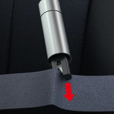 BIVOUAK™ Outil d'Urgence pour Voiture, Brise-Vitre & Coupe-Ceinture survieprotek
