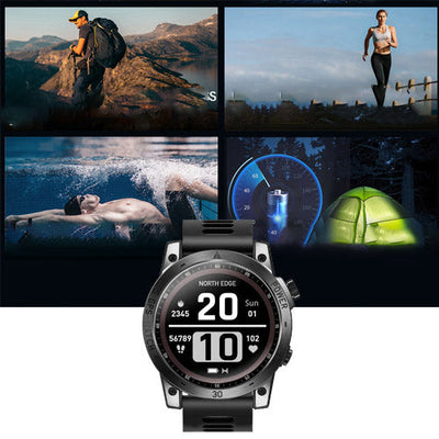 NORTH EDGE™ CROSSFIT 3 montre connectée multisport GPS intelligente survieprotek