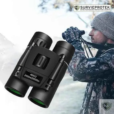 HALEBOR™ Paire de Jumelles Professionnelles Compactes 40 x 22 mm survieprotek