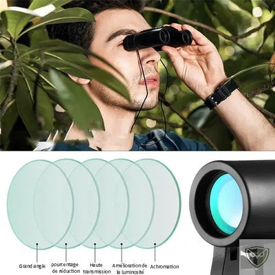 HALEBOR™ Paire de Jumelles Professionnelles Compactes 40 x 22 mm survieprotek