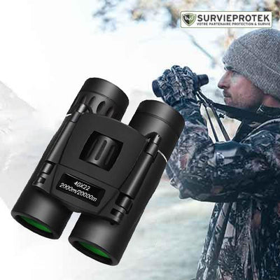 HALEBOR™ Paire de Jumelles Professionnelles Compactes 40 x 22 mm survieprotek
