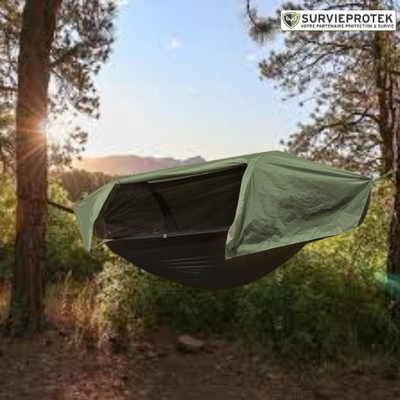 Hamac avec Moustiquaire – Protection Totale contre les Insectes en Pleine Nature survieprotek