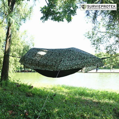 Hamac avec Moustiquaire – Protection Totale contre les Insectes en Pleine Nature survieprotek