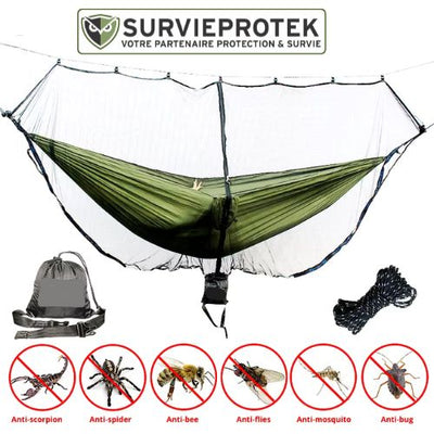BIVOUAK™ Moustiquaire pour Hamac survieprotek