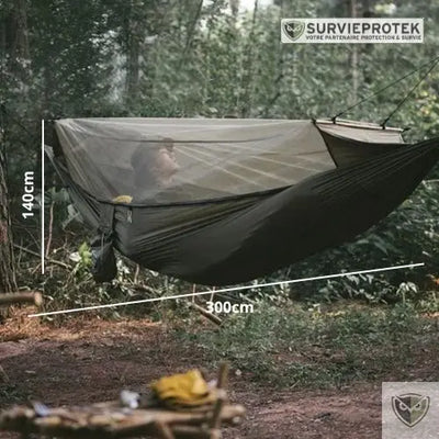 BIVOUAK_Hamac_de_randonnee_en_nylon_avec_moustiquaire_anti-insectes_visu_4