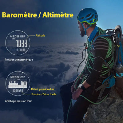 NORTH EDGE™ AQUA Montre Tactique et Ordinateur de Plongée survieprotek