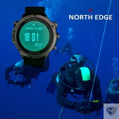 NORTH EDGE™ AQUA Montre Tactique et Ordinateur de Plongée survieprotek