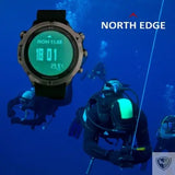 NORTH EDGE™ AQUA Montre Tactique et Ordinateur de Plongée survieprotek
