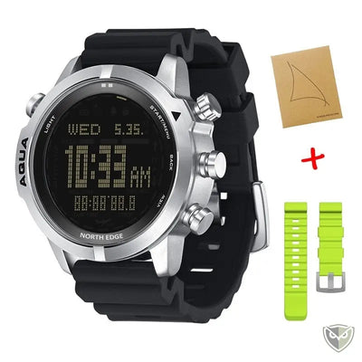 NORTH EDGE™ AQUA Montre Tactique et Ordinateur de Plongée survieprotek