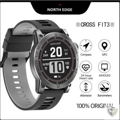 NORTH EDGE™ CROSSFIT 3 montre connectée multisport GPS intelligente survieprotek