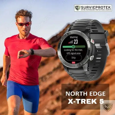 NORTH EDGE™ X-TREK 5 Montre connectée GPS multisport survieprotek