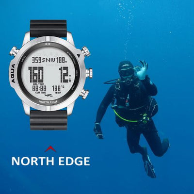 NORTH EDGE™ AQUA Montre Tactique et Ordinateur de Plongée survieprotek