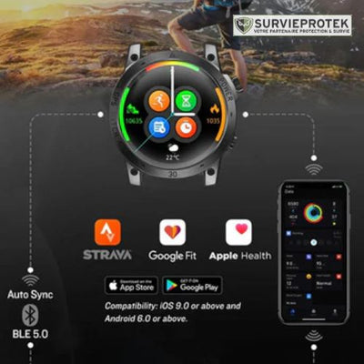 North Edge™ CrossFit 3 montre connectée multisport GPS intelligente